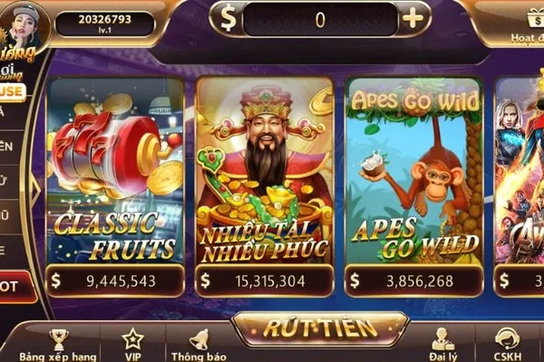 Trò chơi điện tử slot game HM88