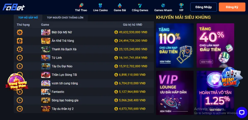 Giao diện trò chơi Rồng Hổ trên ứng dụng HM88 Game